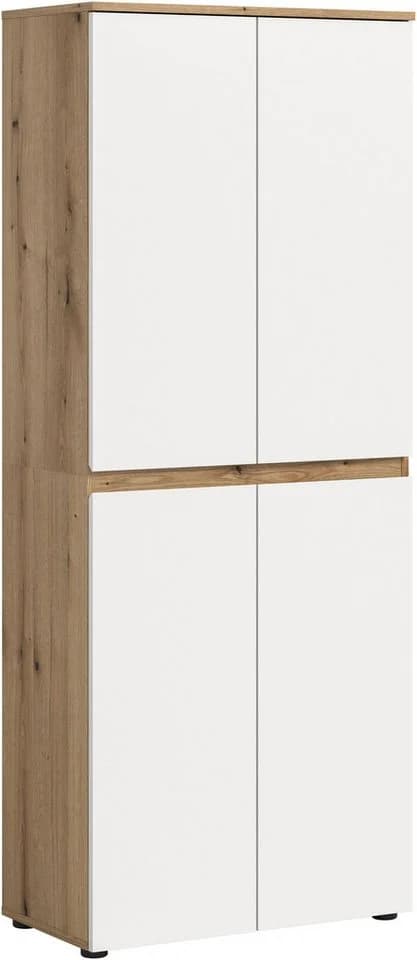 Mehrzweckschrank INOSIGN CIPELA Evoke Oak Nachbildung Weiß - Bild 2