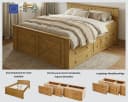 OTTO home Bett Hugo Massivholzbett FSC® zertifiziertes Massivholz Bild 4