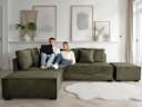 Ecksofa HOME AFFAIRE Olive Boxspring-Polsterung Bild 2