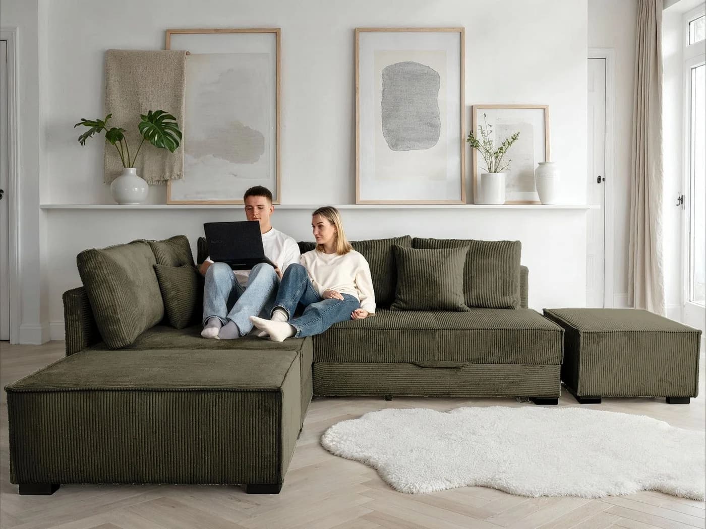 Ecksofa HOME AFFAIRE Olive Boxspring-Polsterung - Bild 2