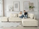 Ecksofa HOME AFFAIRE Cream Boxspring-Polsterung Bild 2
