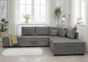 Ecksofa HOME AFFAIRE Grau Boxspring-Polsterung Bild 2