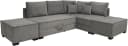Ecksofa HOME AFFAIRE Grau Boxspring-Polsterung Bild 4