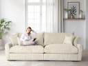 Big-Sofa HOME AFFAIRE "Finka" 247 cm Breite, Cream, Federkern, 4 Zierkissen Bild 2
