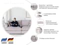 Big-Sofa HOME AFFAIRE Casa 190 cm Taupe Federkern Bild 3