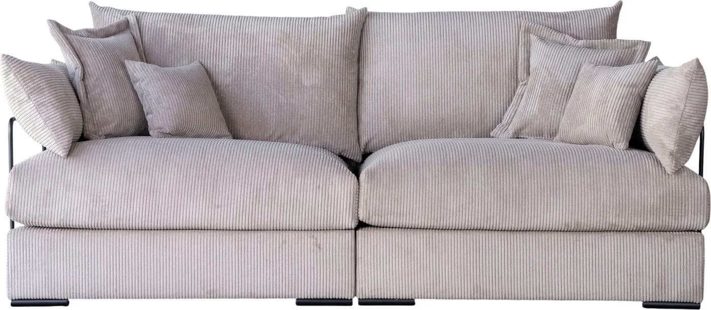 Big-Sofa HOME AFFAIRE Casa 247 cm Cord Federkern