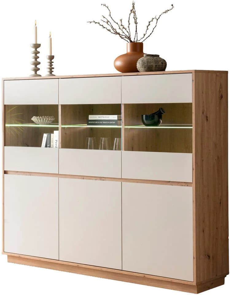 Highboard HOME AFFAIRE Sonora Eiche Artisan - Bild 5
