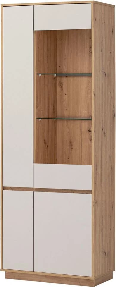 Home Affaire Sonora Vitrine Kaschmir/Eiche Artisan