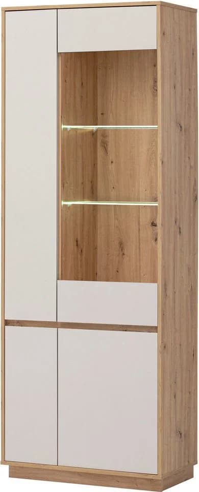 Home Affaire Sonora Vitrine Kaschmir/Eiche Artisan - Bild 3