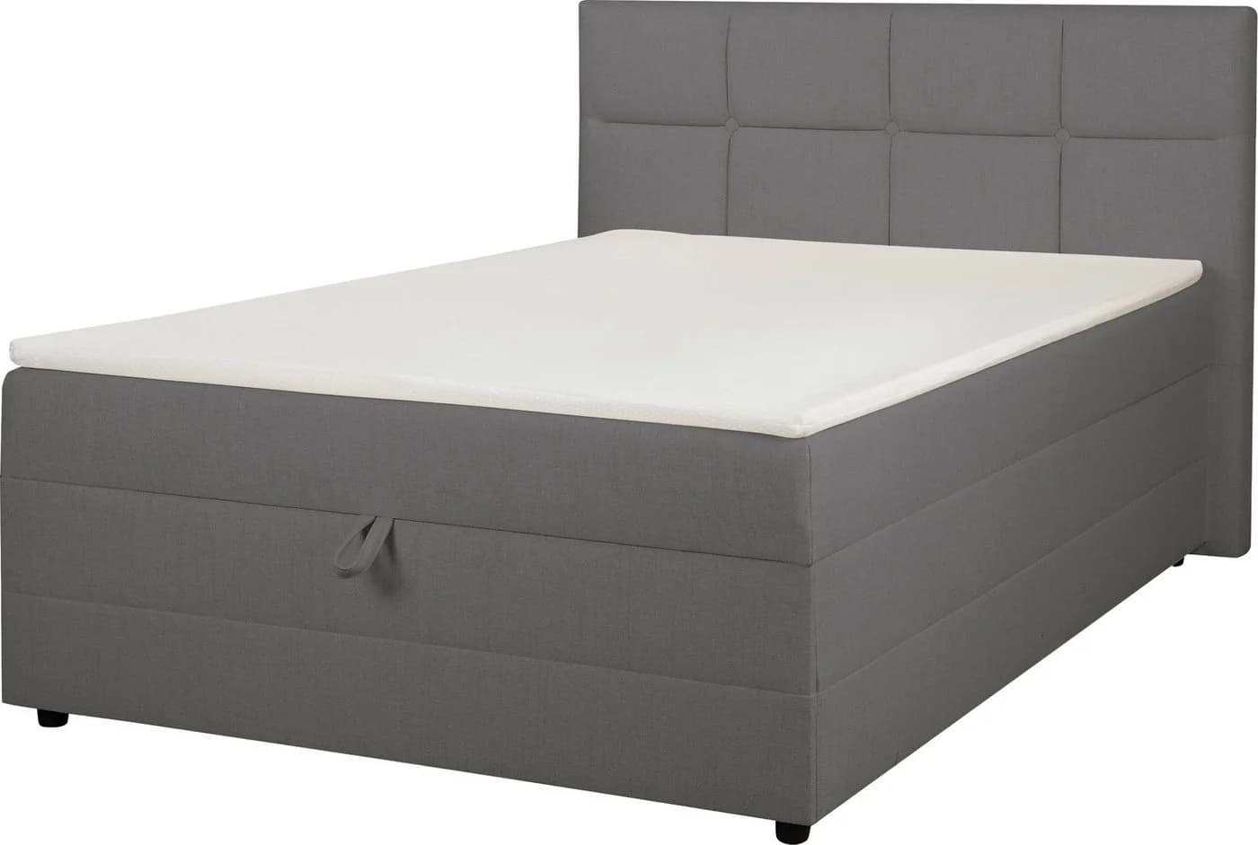 OTTO HOME Boxbett Fillmore inkl. Bettkasten 140x200 cm, 180x200 cm, grau