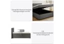 OTTO HOME Boxbett Fillmore inkl. Bettkasten 140x200 cm, 180x200 cm, grau Bild 5