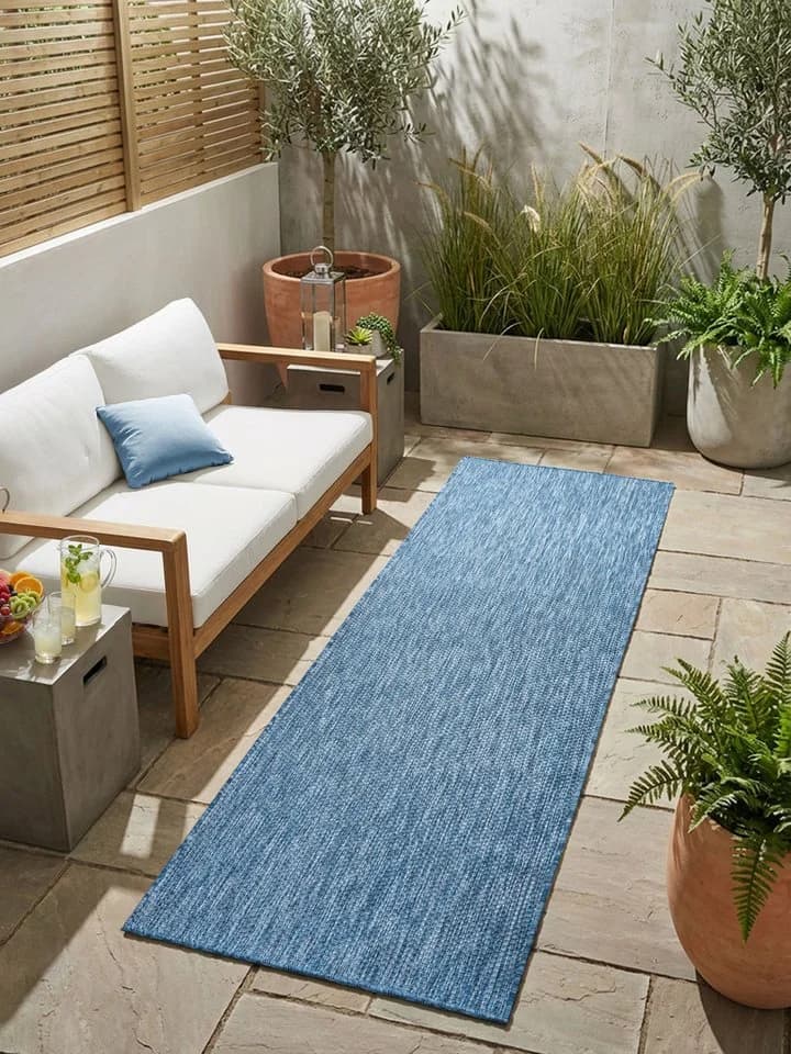 Bruno Banani Teppich "Venezia" Dunkelblau Sisal-Optik In- & Outdoor - Bild 2