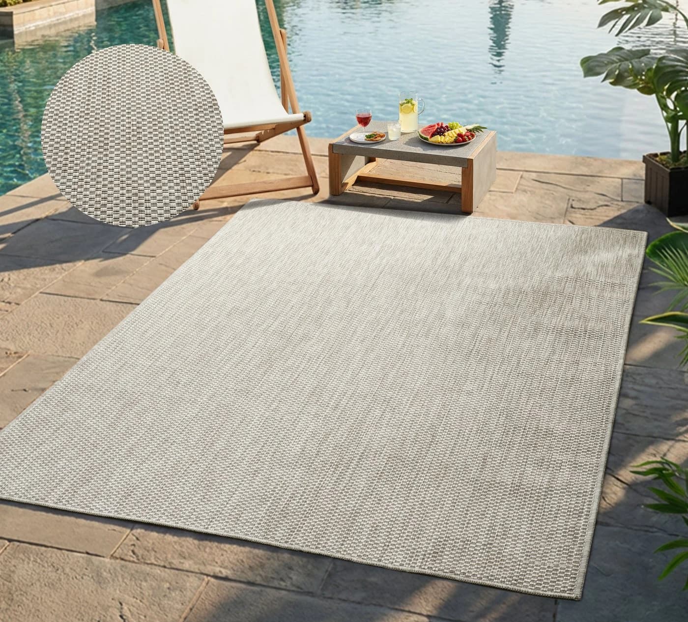 Bruno Banani Teppich Venezia Grau Sisal-Optik Outdoor - Bild 2