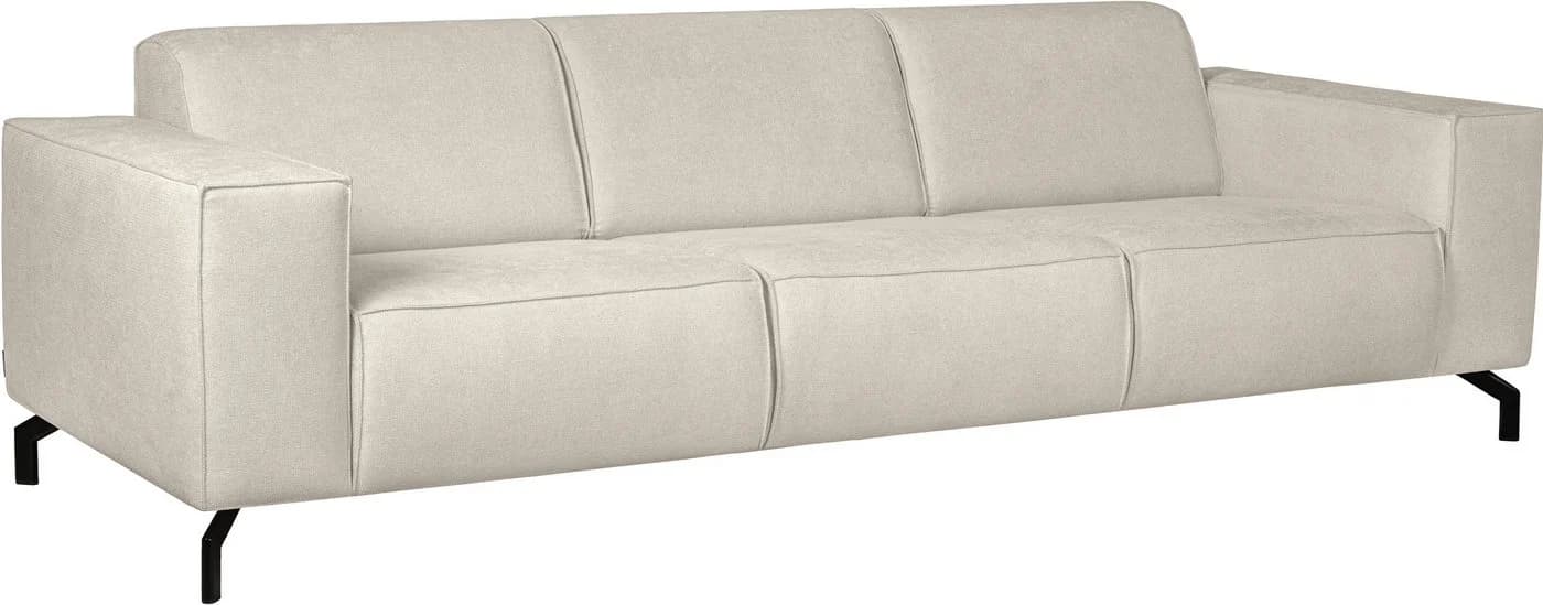 Home Affaire 3-Sitzer Sofa Lorcan 257 cm Lederoptik Natur - Bild 5