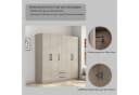 Kleiderschrank OTTO HOME Sylt Drehtürenschrank Sandgrau Bild 3