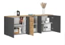 Sideboard INOSIGN ISEO Kommode Schrank Kredenz Anthrazit Eiche Bild 4