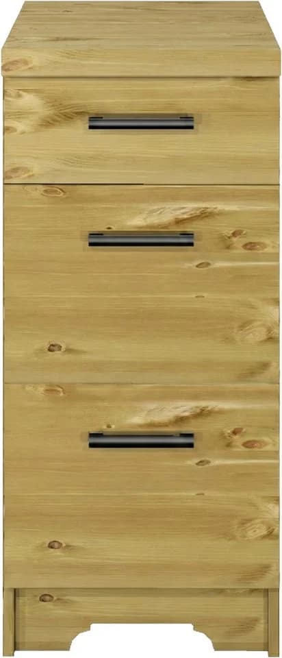 Unterschrank HOME AFFAIRE "Meliss" Massivholz Kiefer Soft-Close - Bild 4