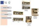 Wandregal HOME AFFAIRE "Meliss" Massivholz Kiefer Bild 3