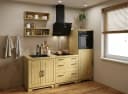 Home Affaire Küchenzeile Meliss Natur Kiefer 220cm Soft-Close Bild 1