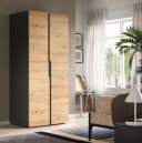 Kleiderschrank HOME AFFAIRE "BJÖRNEBORG" Anthrazit Artisan Eiche NB Bild 1