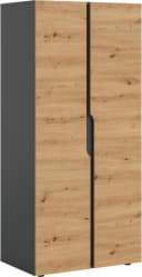 Kleiderschrank HOME AFFAIRE "BJÖRNEBORG" Anthrazit Artisan Eiche NB Bild 4