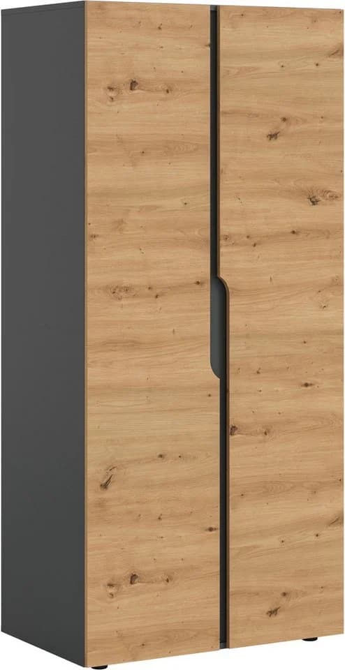 Kleiderschrank HOME AFFAIRE "BJÖRNEBORG" Anthrazit Artisan Eiche NB - Bild 4