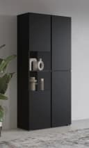 OTTO home Vitrine Cross, Höhe 183,5 cm, moderne grifflose Standvitrine mit 3 Türen Bild 5