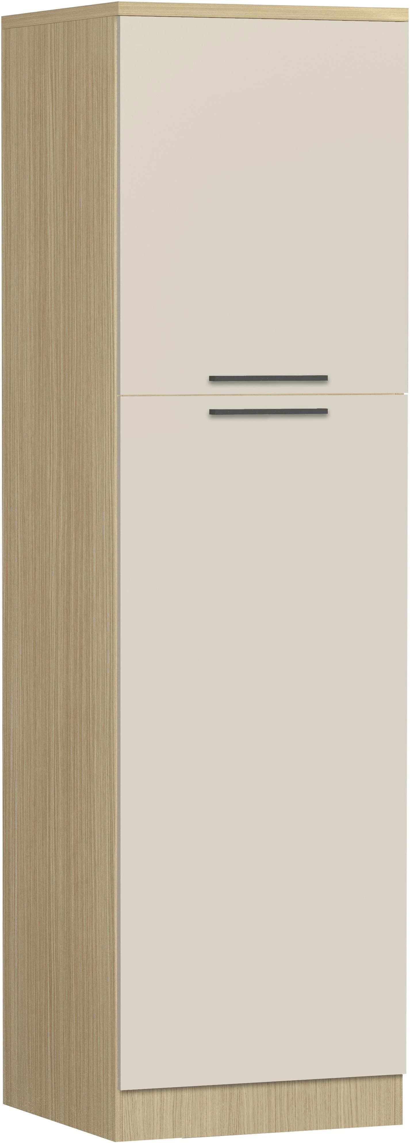 Kochstation Vorratsschrank Luna 60x60x214,5 cm Kaschmir Eiche