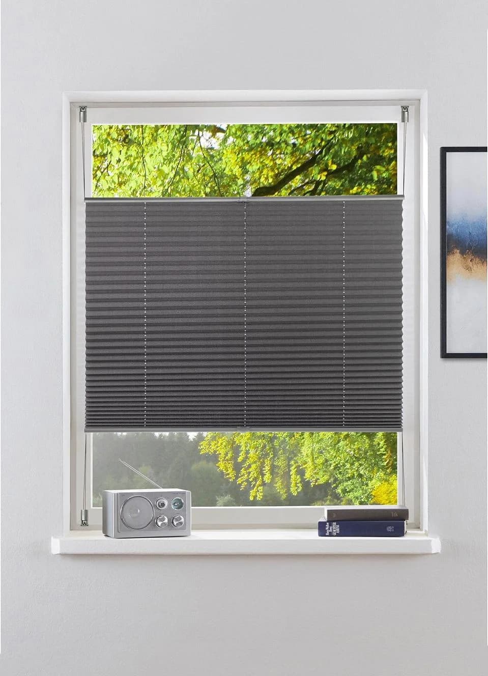 Plissee OTTO HOME LAHOLM UNI Grau Klemmfix Polyester