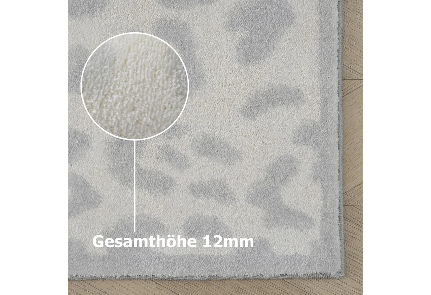 Teppich OTTO HOME Leo Leopardenmuster Grau/Creme - Bild 5