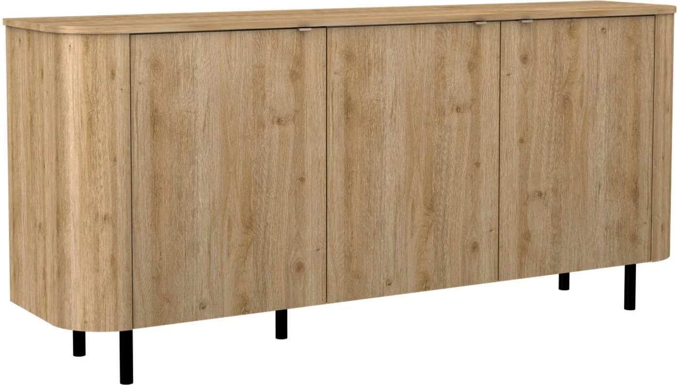 Sideboard HOME AFFAIRE Murano 181 cm Eiche Cadiz Dekor