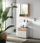 Welltime Badmöbel-Set VANN 2-teilig Modern Kaschmir Schwarz Holzwerkstoff Bild 1