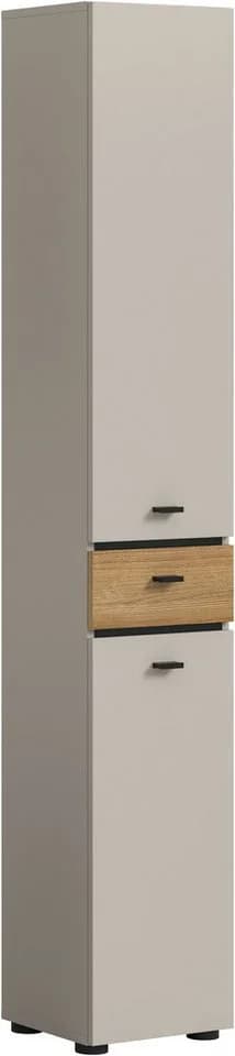 Welltime Hochschrank VANN 191 cm Höhe 2 Türen 1 Schubkasten - Bild 2