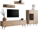 Wohnwand im Scandi-Stil aus Eichenholz Bild 2