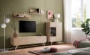 Wohnwand im Scandi-Stil aus Eichenholz Bild 3