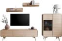 Wohnwand im Scandi-Stil aus Eichenholz Bild 4