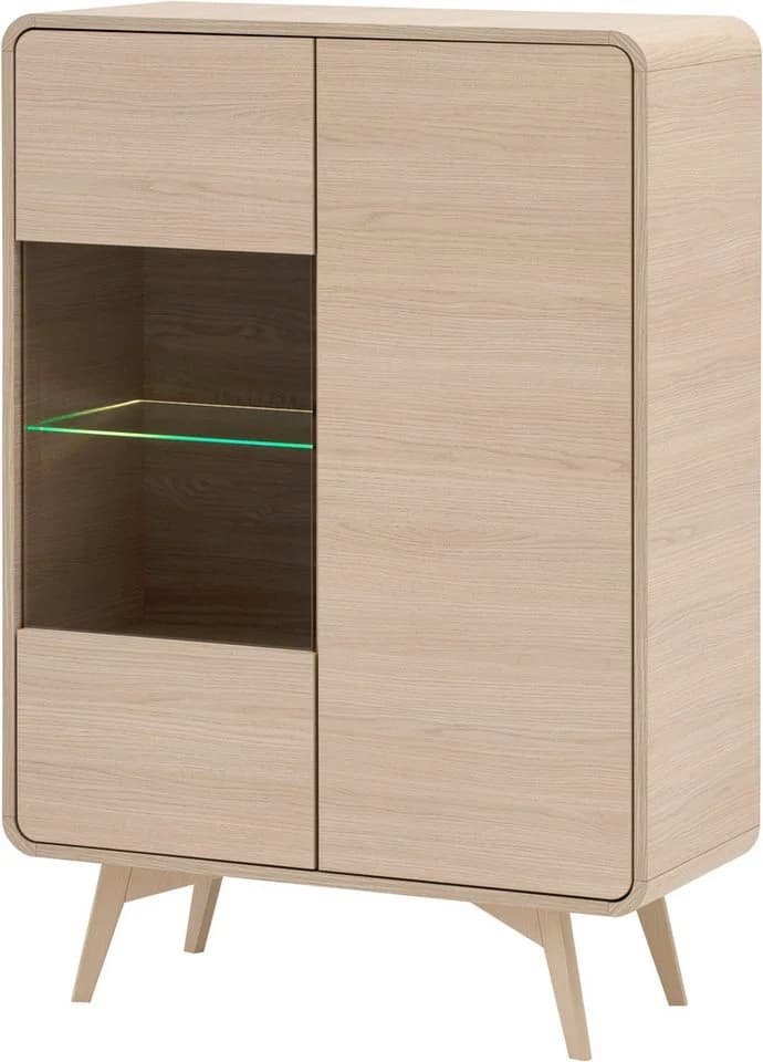 Home Affaire Vitrine Torsby Eiche Natur - Bild 5