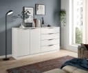 Home Affaire Sideboard SKARDE 148 cm 4 Schubkästen 2 Türen Weiß Bild 1