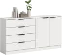 Home Affaire Sideboard SKARDE 148 cm 4 Schubkästen 2 Türen Weiß Bild 2