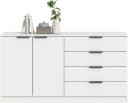 Home Affaire Sideboard SKARDE 148 cm 4 Schubkästen 2 Türen Weiß Bild 4