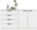 Home Affaire Sideboard SKARDE 148 cm 4 Schubkästen 2 Türen Weiß Bild 5