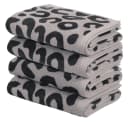 OTTO HOME Handtuch Set 4-tlg. Leopardmuster anthrazit grau Bild 2
