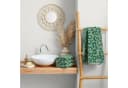 OTTO HOME Handtuch Set 4-tlg. Leopardmuster Frottiervelours Grün Bild 1