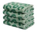 OTTO HOME Handtuch Set 4-tlg. Leopardmuster Frottiervelours Grün Bild 2