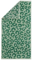 OTTO HOME Handtuch Set 4-tlg. Leopardmuster Frottiervelours Grün Bild 4