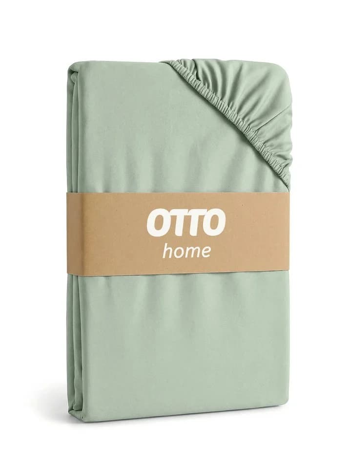 OTTO home Spannbettlaken PHYSALIS Seegrün 100% Baumwolle Jersey - Bild 2