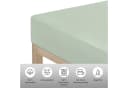 OTTO home Spannbettlaken PHYSALIS Seegrün 100% Baumwolle Jersey Bild 5