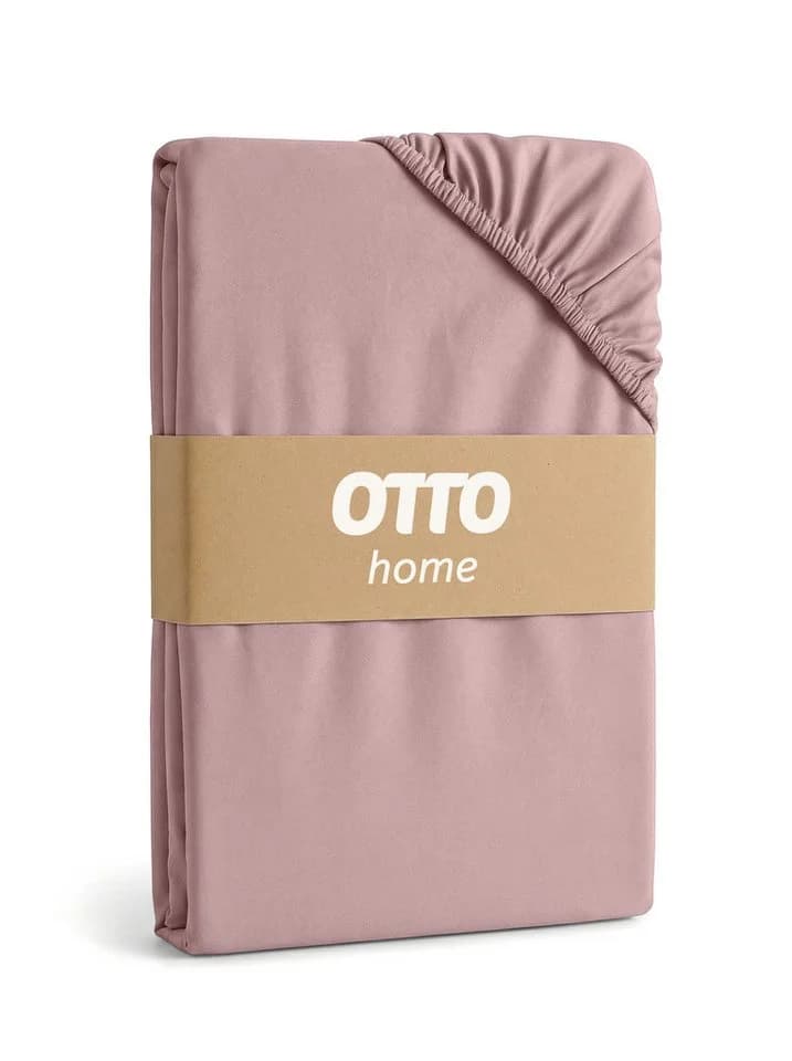 OTTO HOME Spannbettlaken Jersey Rosa 100% Baumwolle - Bild 2