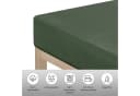 OTTO HOME Spannbettlaken 120x200 cm Baumwolle Dunkelgrün Jersey Bild 4
