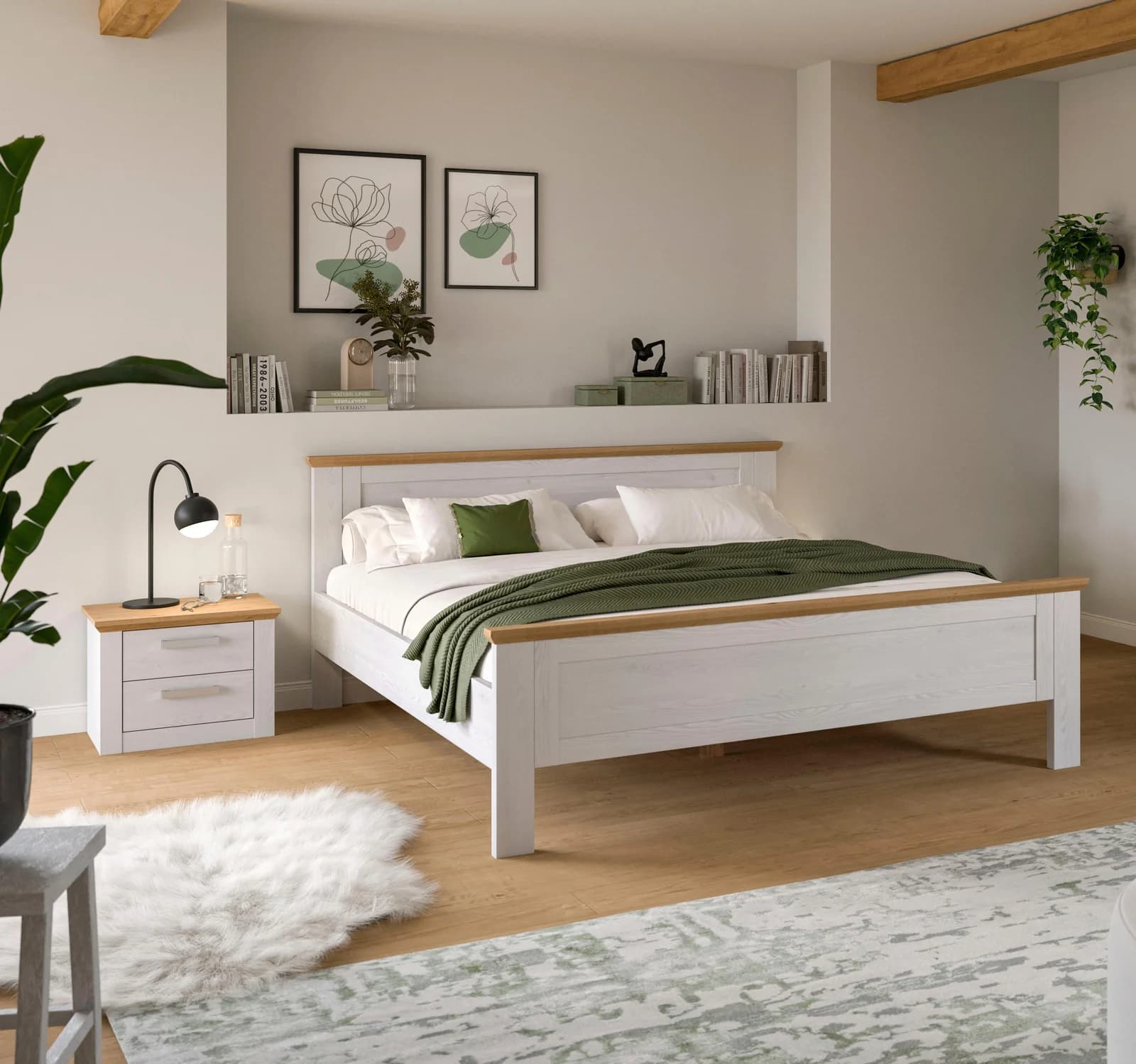 HOME AFFAIRE Schlafzimmer-Set Cosenza Sibiu Lärche Nachbildung